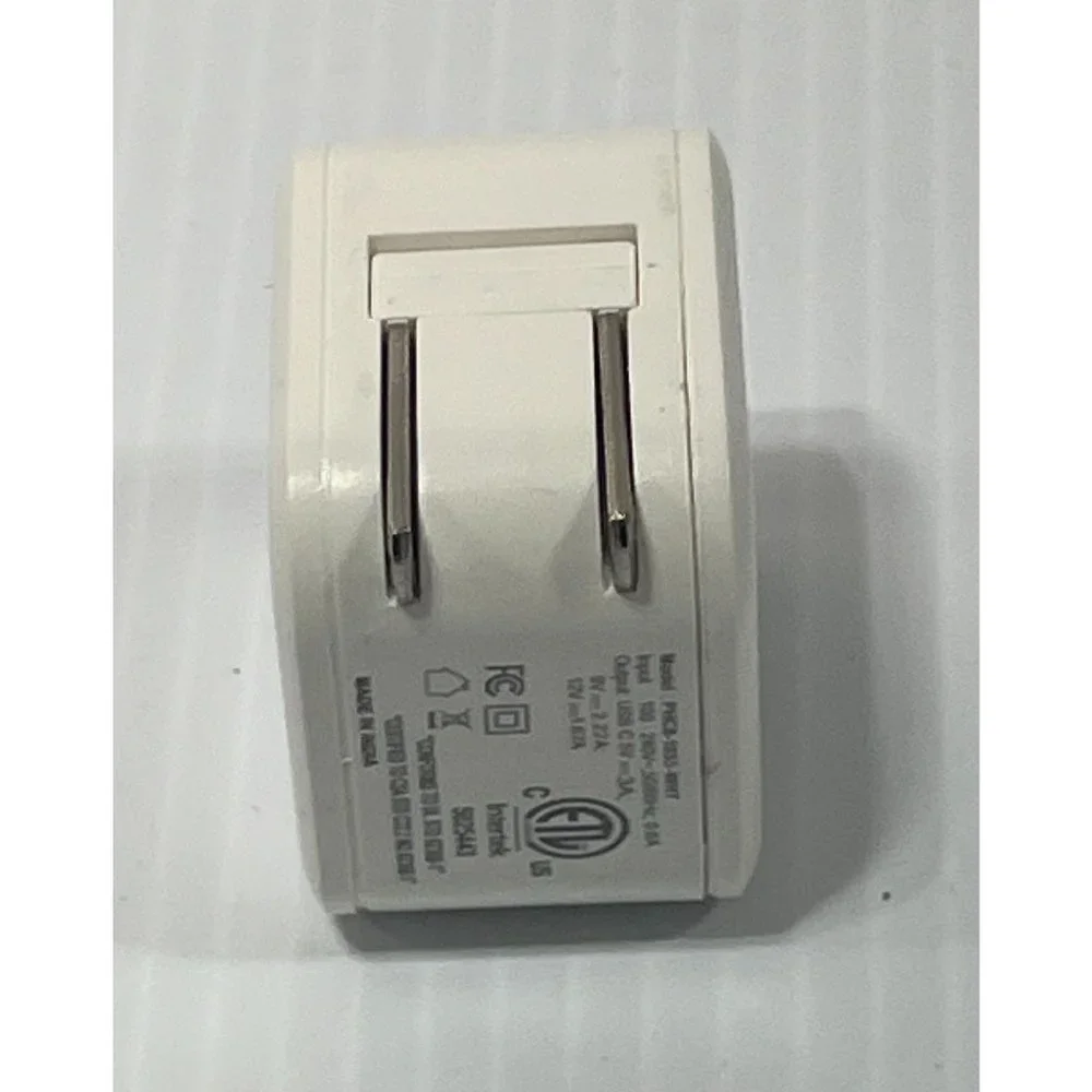 Intertek - USB Power Adapter Wall Charger - USB Port 12w - White